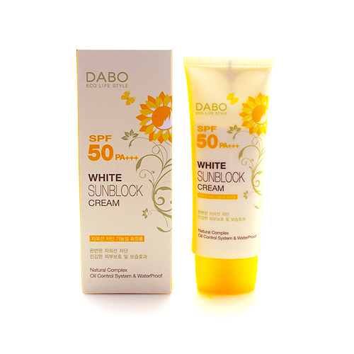 DABO White Sun Block Cream SPF50 PA+++ Made in Korea